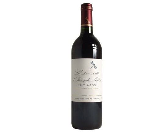 LA DEMOISELLE DE SOCIANDO-MALLET rouge 1995, Second vin du Château Sociando-Mallet