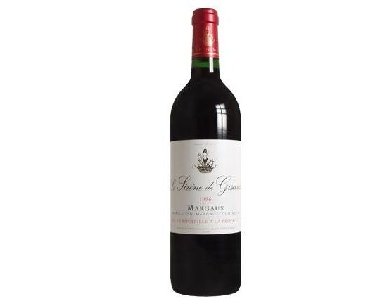 LA SIRÈNE DE GISCOURS rouge 2001, Second vin de Château Giscours