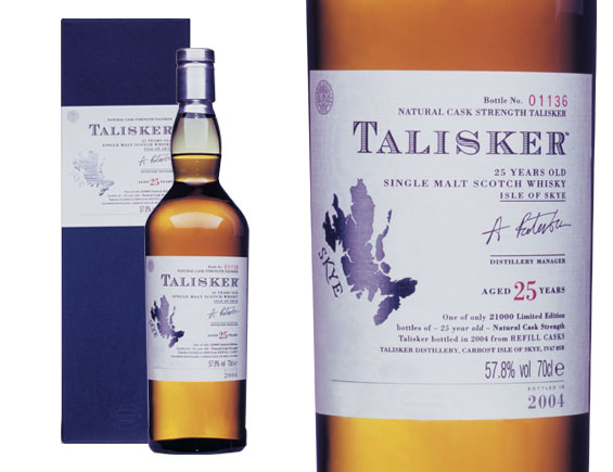 WHISKY TALISKER LIMITED EDITION 25 ANS