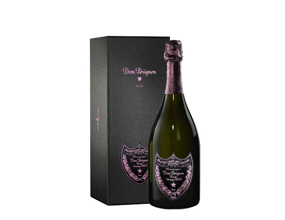 Champagne Dom Pérignon rosé 2008 sous coffret