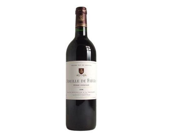 L'ABEILLE DE FIEUZAL rouge 1998, Second vin de Château de Fieuzal