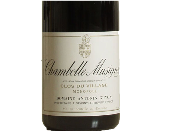 Domaine Antonin Guyon Chambolle-Musigny Clos du Village 2012