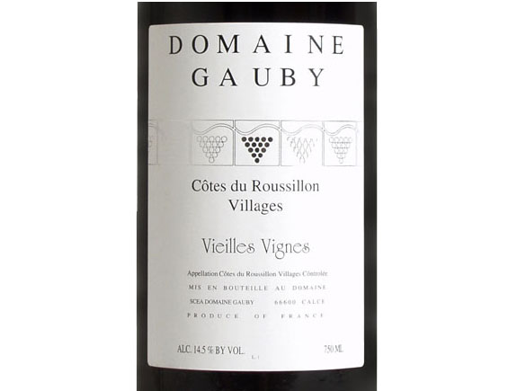 Domaine Gauby Vieilles vignes rouge 2013