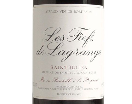 LES FIEFS DE LAGRANGE rouge 2000, Second Vin du Château Lagrange
