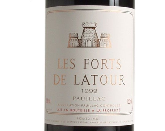 LES FORTS DE LATOUR rouge 1999, Second Vin du Château Latour