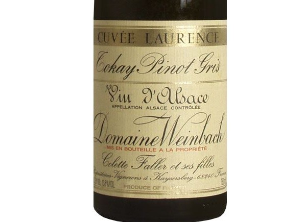 PINOT GRIS Clos des Capucins ''Cuvée Laurence'' blanc 1999