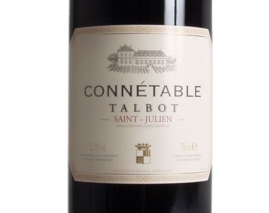 CONNÉTABLE TALBOT rouge 2000, Second vin du Château Talbot