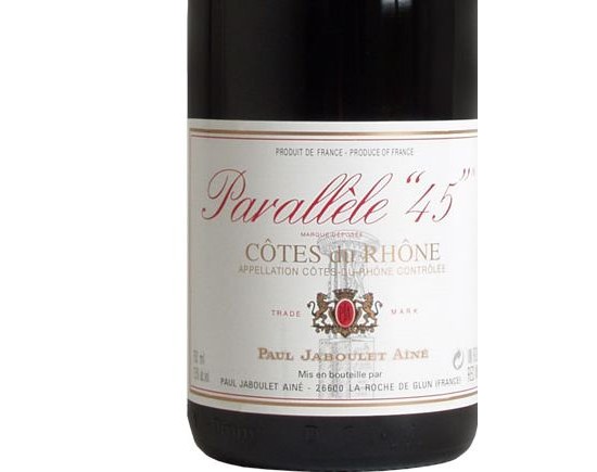 ''PARALLÈLE 45'' Côtes du Rhône rouge 2001
