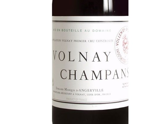 DOMAINE MARQUIS D'ANGERVILLE VOLNAY 1er cru CHAMPANS rouge 2000