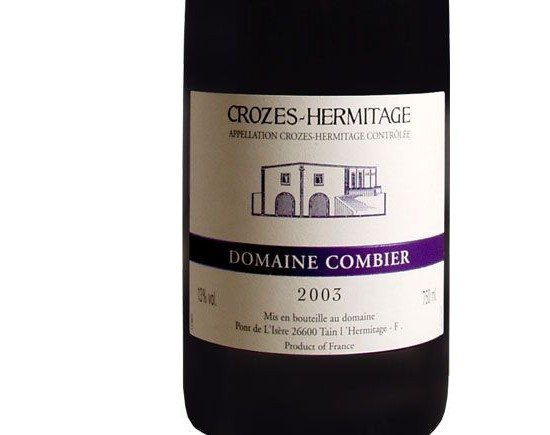 DOMAINE COMBIER CROZES HERMITAGE rouge 2003