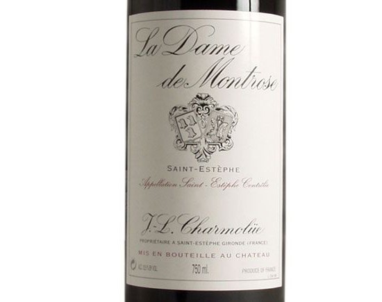 LA DAME DE MONTROSE rouge 2001, Second vin du Château Montrose