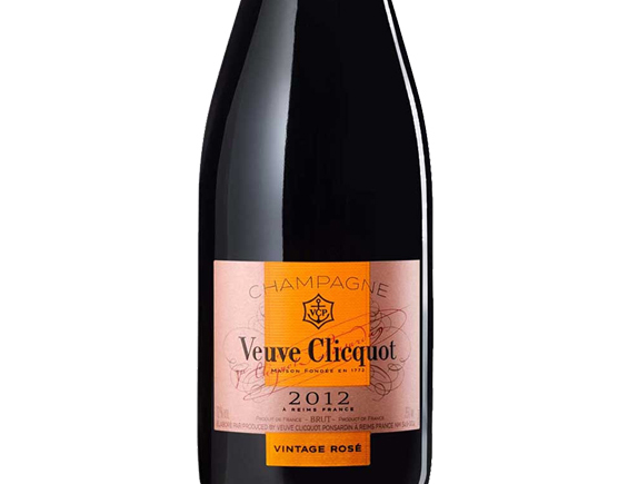 Champagne Veuve Clicquot Vintage rosé 2012 sous étui
