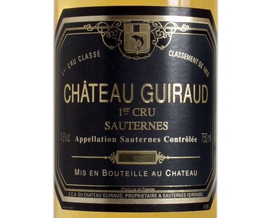 CHÂTEAU GUIRAUD blanc liquoreux 1995, Premier Cru Classé en 1855