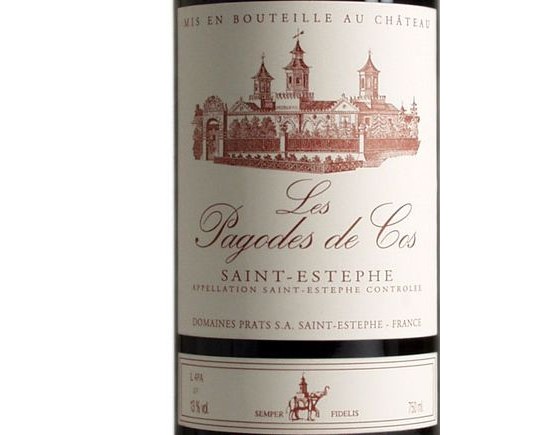 LES PAGODES DE COS rouge 2004 , Second vin du Château Cos d'Estournel