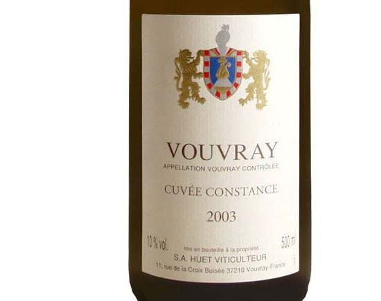 DOMAINE HUET VOUVRAY ''CUVÉE CONSTANCE'' blanc moelleux 2003 - 50cl