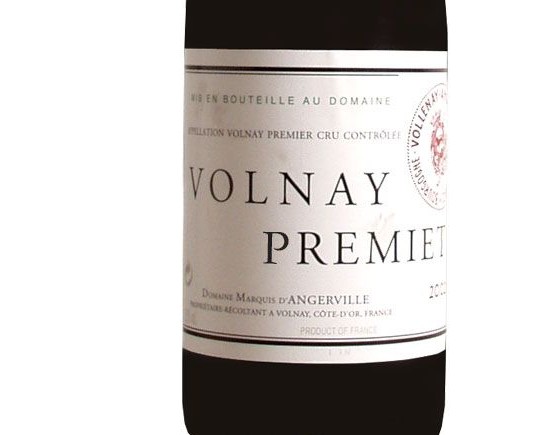 DOMAINE MARQUIS D'ANGERVILLE VOLNAY 1er cru rouge 2000