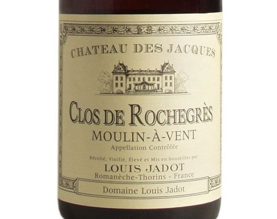 CHÂTEAU DES JACQUES ''Clos de Rochegrès'' rouge 1999