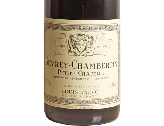 Louis Jadot Gevrey-Chambertin 1er Cru ''Petite Chapelle'' rouge 2005