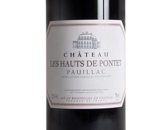 CHÂTEAU LES HAUTS DE PONTET 2003, Second Vin du Château Pontet Canet