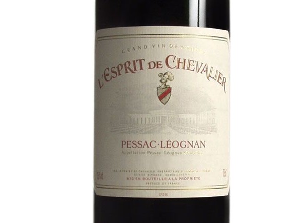 L'ESPRIT DE CHEVALIER rouge 2003, Second Vin du Domaine de Chevalier