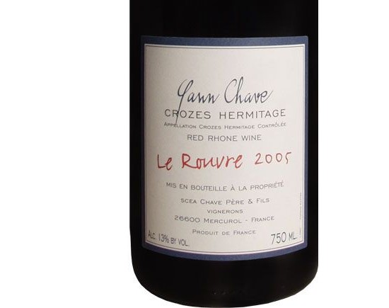DOMAINE YANN CHAVE CROZES-HERMITAGE Le Rouvre Tête de Cuvée 2005