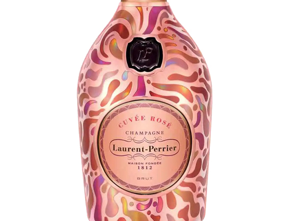 Champagne Laurent-Perrier Cuvée Rosé Robe Pétale Édition Limitée 