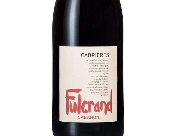 L'Estabel Languedoc Cabrières Fulcrand Cabanon rouge 2022