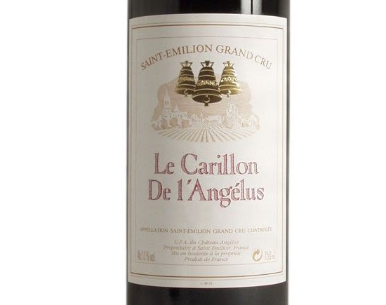 CARILLON DE L'ANGELUS 2006 primeur rouge, Second vin du Château L'Angélus