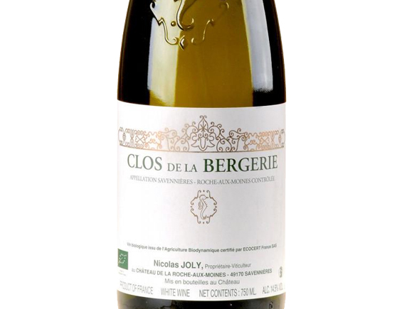 Nicolas Joly Savennières Roche Aux Moines Clos De La Bergerie 2023