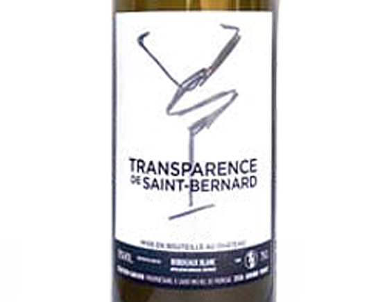 Château Saint Bernard Transparence de Saint Bernard Bordeaux Blanc 2018