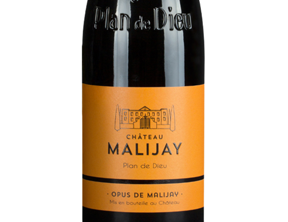 Château Malijay Côtes du Rhone Village Plan de Dieu Opus rouge 2022