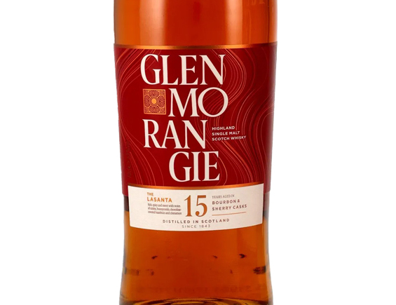 Whisky Glenmorangie The Lasanta 15 ans sous étui