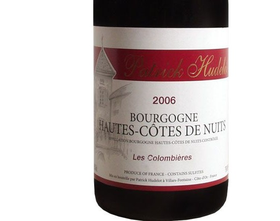 Domaine Patrick Hudelot Hautes Côtes de Nuits ''Les Colombières'' 2006 rouge