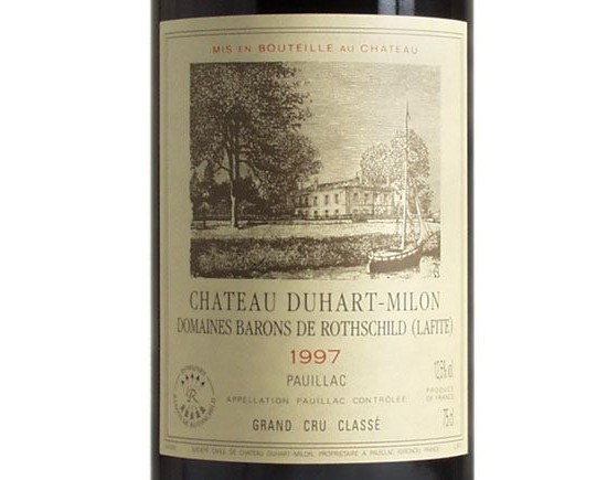 CHÂTEAU DUHART-MILON ROTHSCHILD rouge 1997, Quatrième Cru Classé en 1855