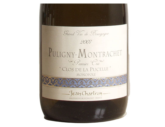 Jean Chartron Puligny-Montrachet 1er Cru Clos de la Pucelle Monopole 2007