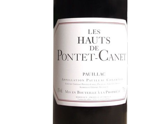CHÂTEAU LES HAUTS DE PONTET 2007 rouge, Second vin de Pontet Canet