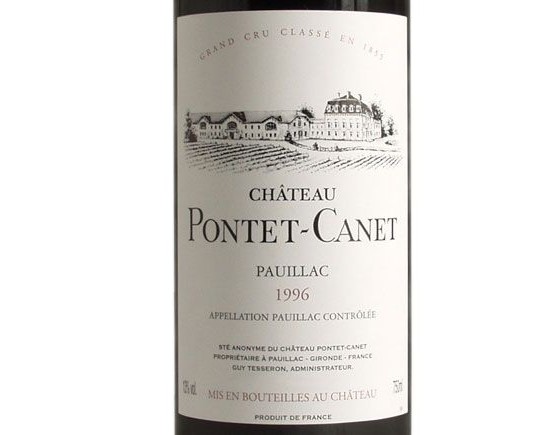 CHÂTEAU PONTET-CANET 1996 Rouge