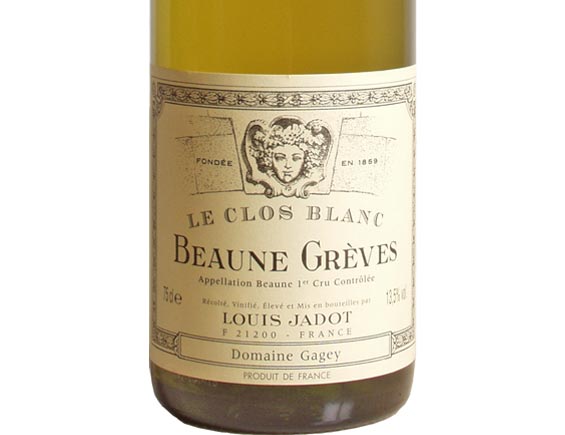LOUIS JADOT BEAUNE ''GREVES'' blanc 2007
