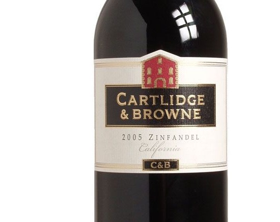 CARTLIDGE & BROWNE ZINFANDEL 2005 rouge