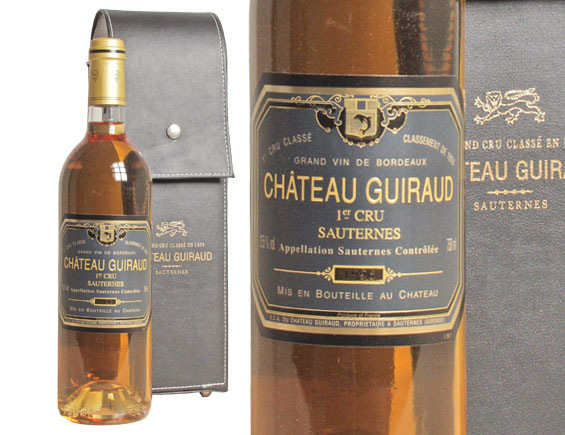  CHÂTEAU GUIRAUD SACOCHE CUIR blanc liquoreux 1996 