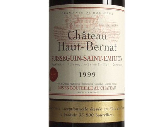 CHÂTEAU HAUT-BERNAT  rouge 1999