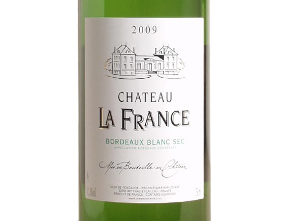 CHÂTEAU LA FRANCE Bordeaux BLANC 2009