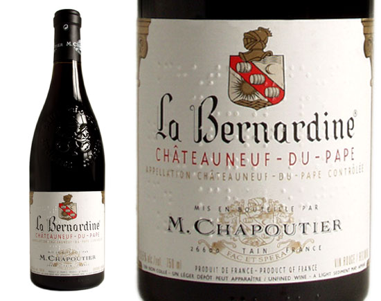Chapoutier Châteauneuf du Pape ''La Bernardine'' 2001 rouge