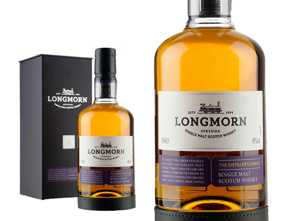 Whisky Longmorn Distiller's Choice Scotch Whisky 40° sous étui 