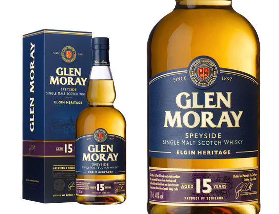 Whisky Glen Moray 15 ans sous étui