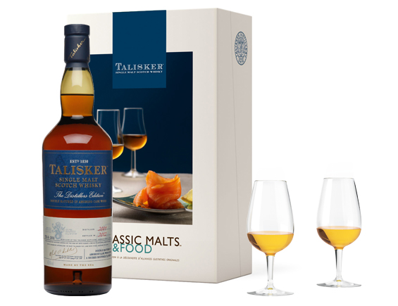 COFFRET MALTS AND FOOD WHISKY TALISKER THE DISTILLERS EDITION 