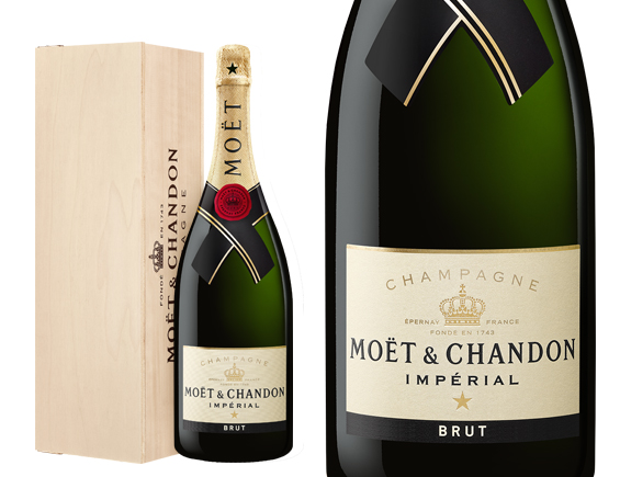 Champagne Moët & Chandon Brut Impérial sous coffret bois