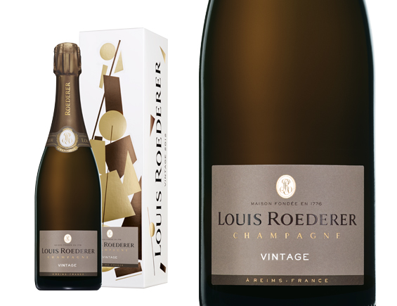 Champagne Louis Roederer brut millésime 2012 sous étui