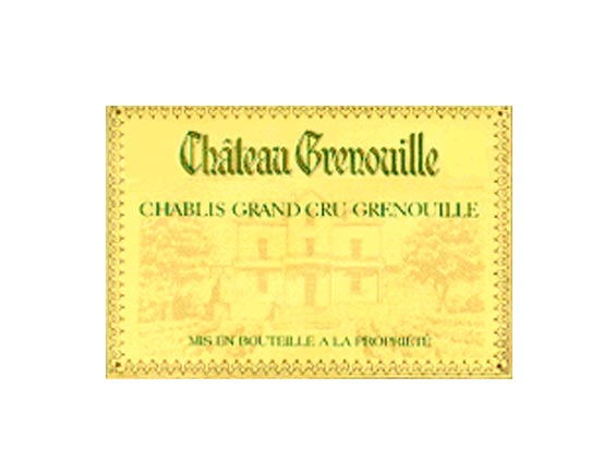CHABLIS GRAND CRU ''CHÂTEAU GRENOUILLE'' blanc 2002