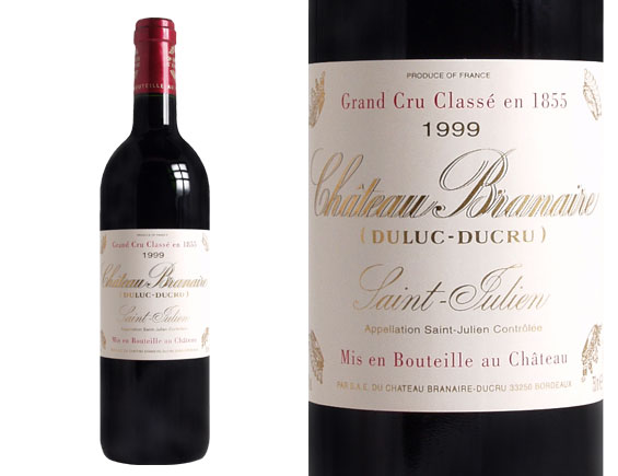 CHÂTEAU BRANAIRE DUCRU rouge 1999, Quatrième Grand Cru Classé en 1855